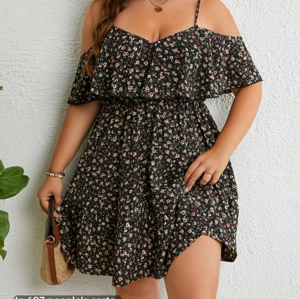 Floral Ruffle Dress